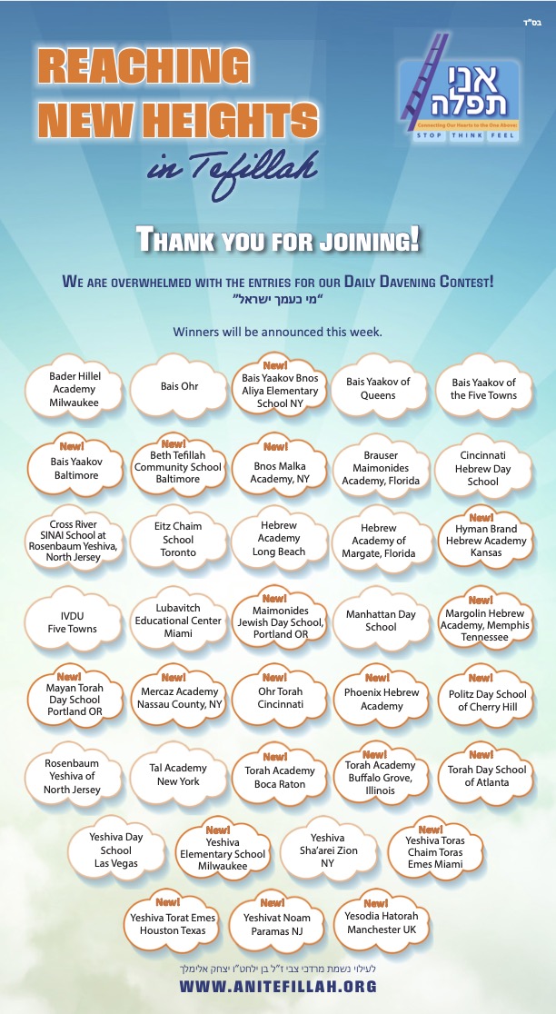 Pesach STF Contest Feedback Flyer